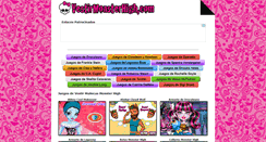 Desktop Screenshot of mx.vestirmonsterhigh.com