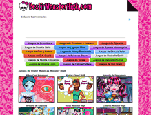 Tablet Screenshot of mx.vestirmonsterhigh.com